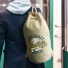 Load image into Gallery viewer, Custom Printed Corporate Gifts Riverside Canvas Barrel Bag
