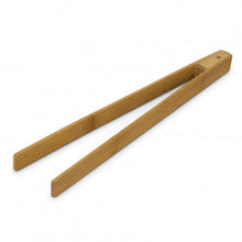 Load image into Gallery viewer, Bamboo Serving Tongs
