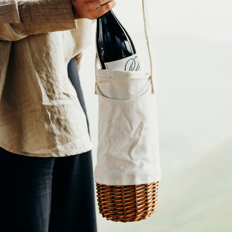 custom printed wine carrier