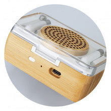 Load image into Gallery viewer, Bamboo Wireless Speaker &amp; Earbud Set
