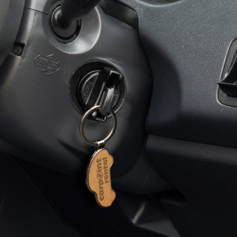 custom printed key ring