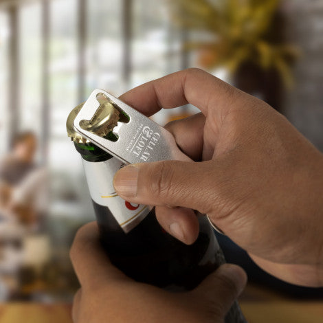 custom printed bottle opener key ring