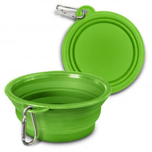 Load image into Gallery viewer, Silicone Collapsible Pet Bowl
