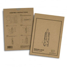Load image into Gallery viewer, BRANDCRAFT Rocket Ship Wooden Model
