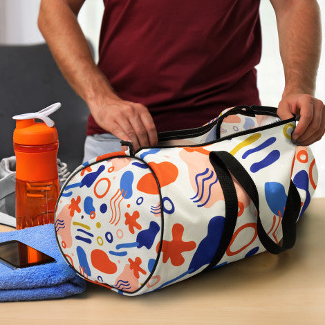  custom printed duffle bag