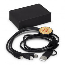 Load image into Gallery viewer, Bamboo Triple Connector Cable
