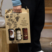 Load image into Gallery viewer, custom printed wine bag
