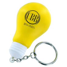 Load image into Gallery viewer, Custom Printed Corporate Gifts Stress Lighting Blub Key Ring
