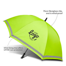 Load image into Gallery viewer, custom printed umbrellas with logo
